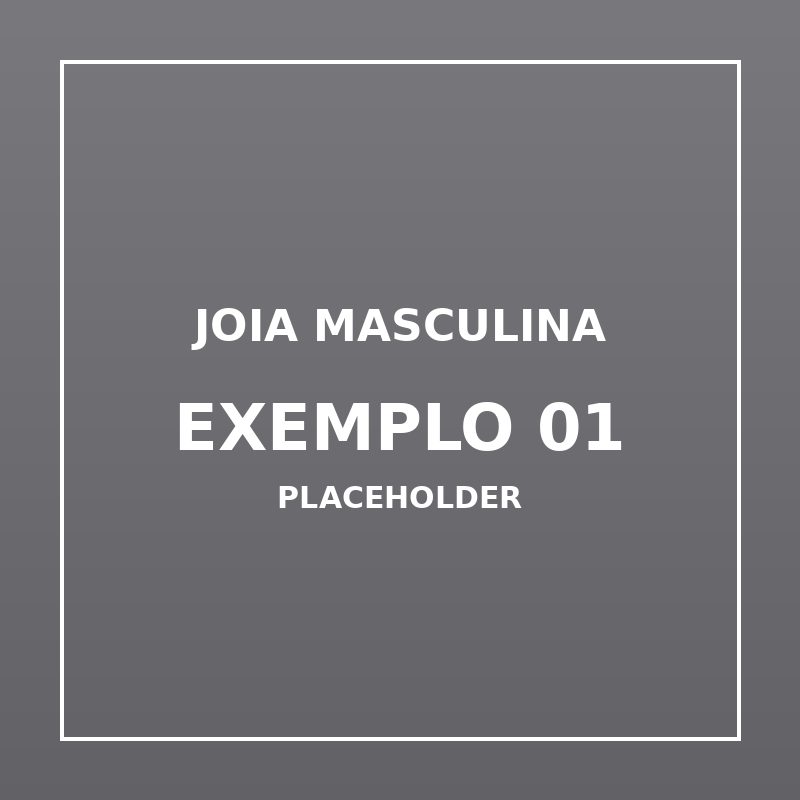 Joia Masculina Exemplo 01 (imagem de exemplo)