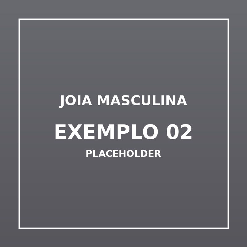 Joia Masculina Exemplo 02 (imagem de exemplo)